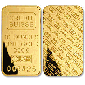 gold credit suisse bullion spot price