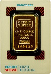 gold credit suisse bullion spot price